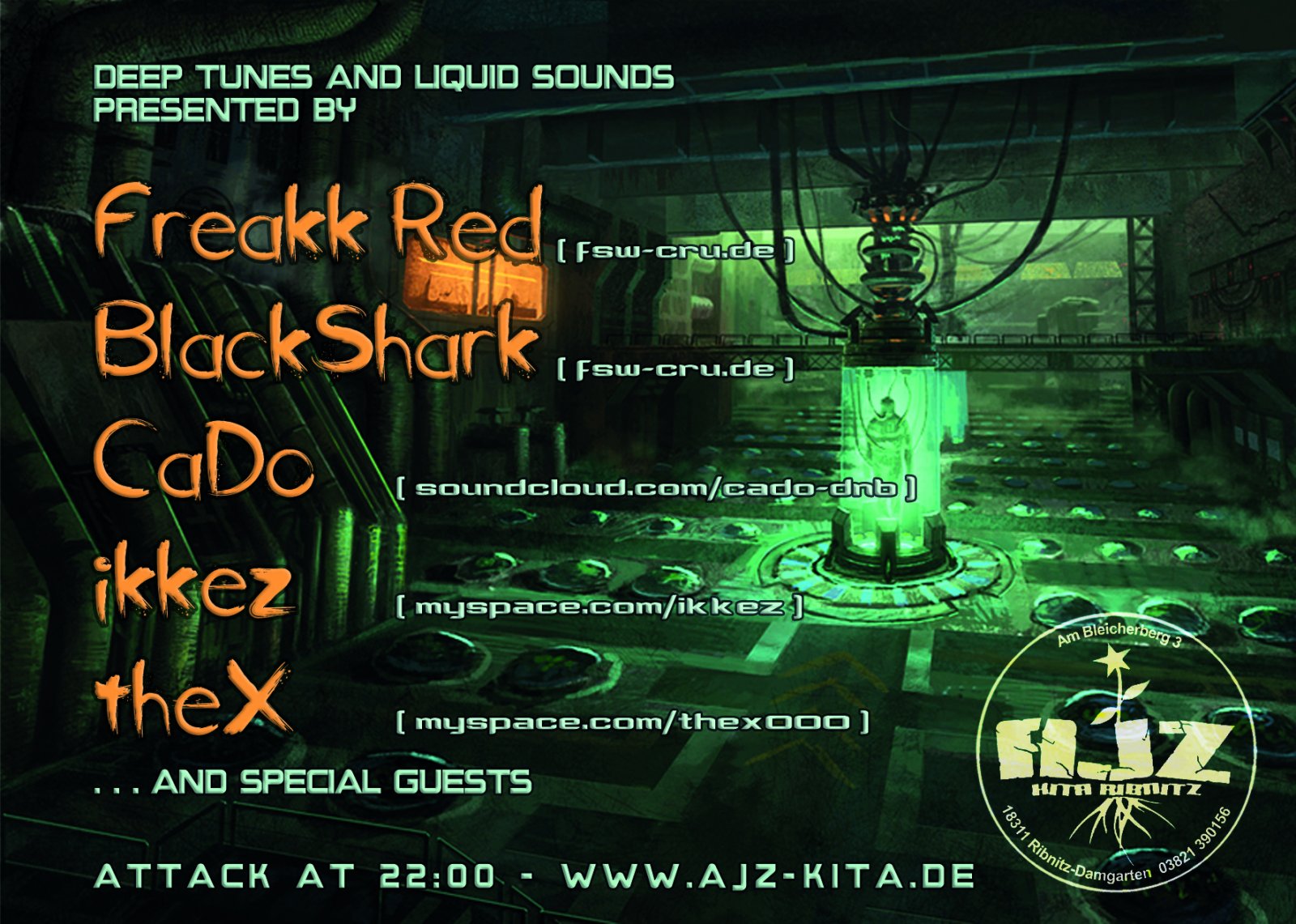 Flyer: Bass Wars — Rückseite