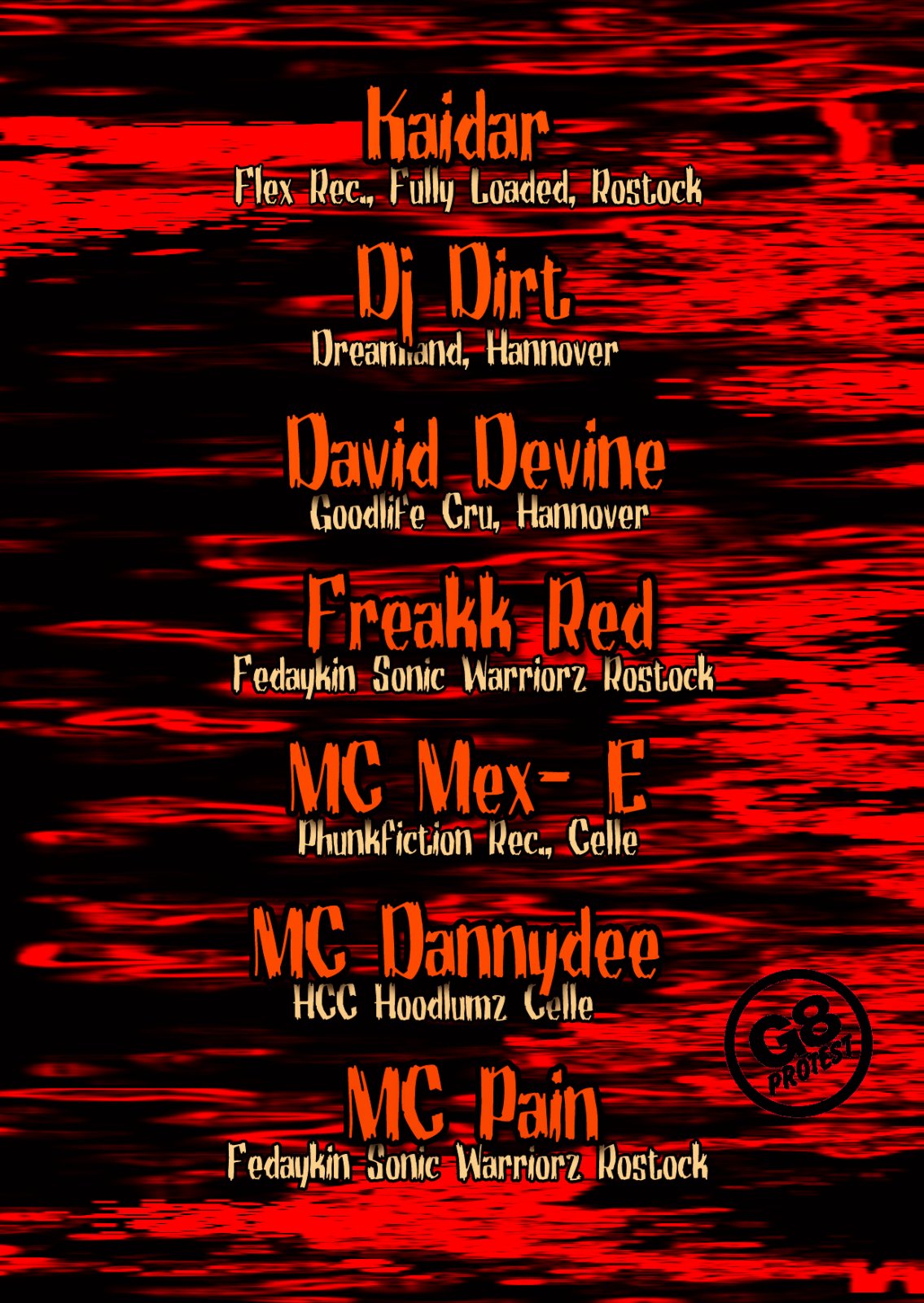 Flyer: Monkey Punch — Rückseite