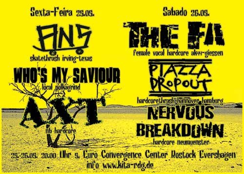 Flyer: No Silence — Rückseite